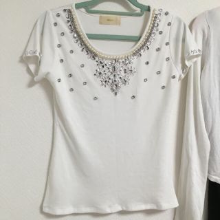 DURAS Tシャツ ビジュー