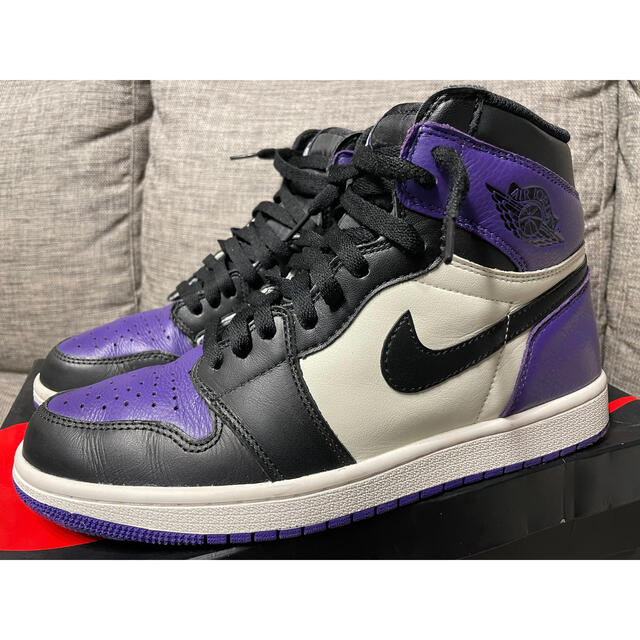 NIKE(ナイキ)のNIKE AIR JORDAN 1 COURT PURPLE メンズの靴/シューズ(スニーカー)の商品写真