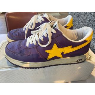 アベイシングエイプ(A BATHING APE)のAPE BAPESTA レイカーズ US8(スニーカー)