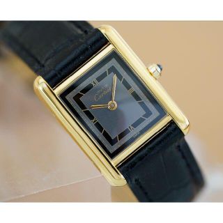 オメガ(OMEGA)の美品 カルティエ マスト タンク グレー ローマン SM Cartier (腕時計)