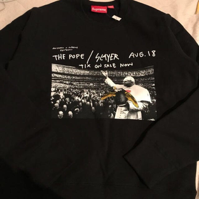 Supreme(シュプリーム)の希少S Supreme antihero 16ss pope crew neck メンズのトップス(スウェット)の商品写真