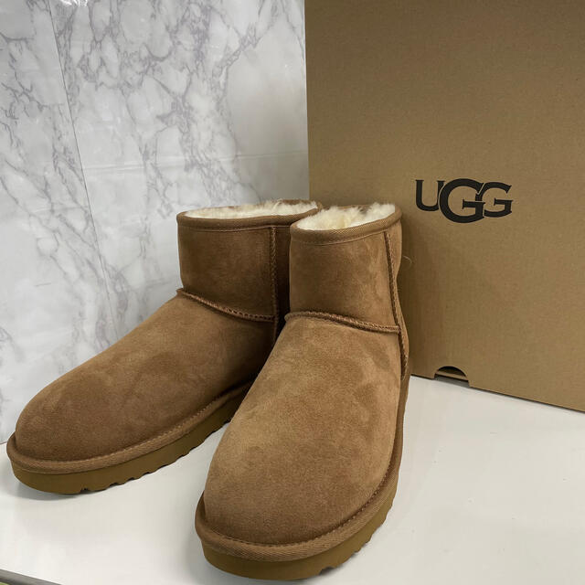 UGG アグ ムートンブーツ W CLASSIC MINI II 26cm メンズ 靴/シューズ