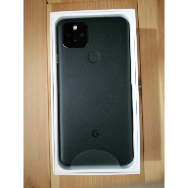 様々な 未使用 Pixel5 Just Black 128GB -スマートフォン本体