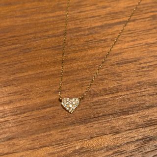 エテ(ete)のete K18ハートダイヤネックレス💎❤️(ネックレス)