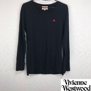 ヴィヴィアンウエストウッド(Vivienne Westwood)の美品 ヴィヴィアンウエストウッドレッドレーベル 長袖Tシャツ ブラック サイズ3(Tシャツ(長袖/七分))