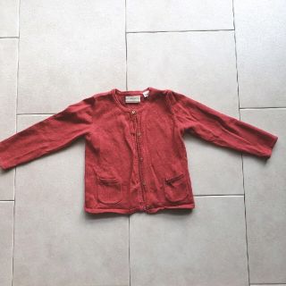 ザラキッズ(ZARA KIDS)の赤　カーディガン　ZARAbaby　クリスマス(カーディガン)