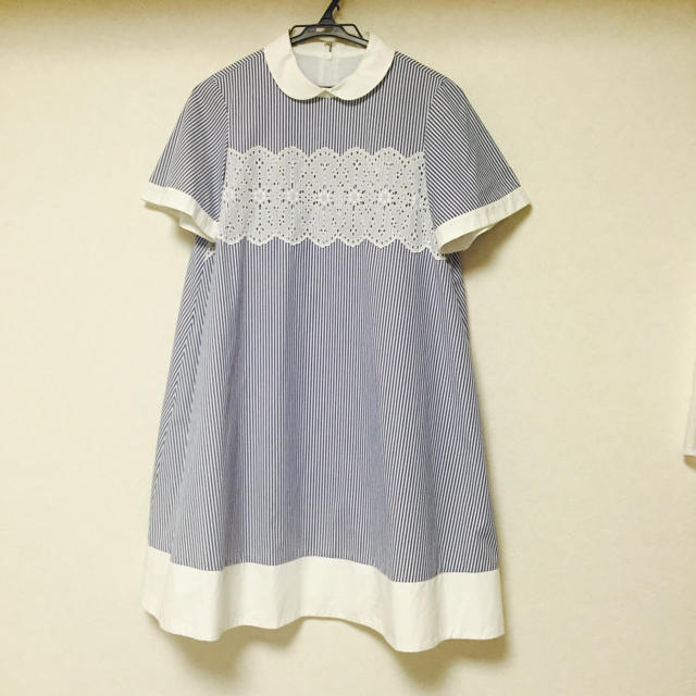 anatelier(アナトリエ)のアナトリエ 美品 ワンピース ストライプ レディースのワンピース(ひざ丈ワンピース)の商品写真