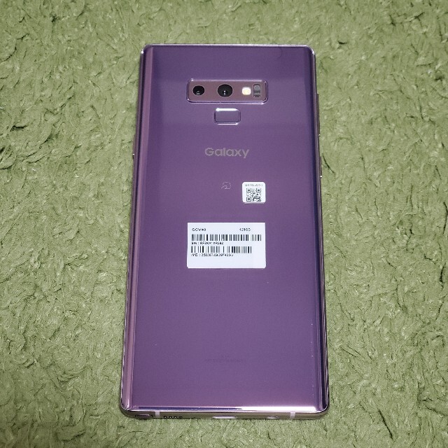 Galaxy Note9 SCV40 au SIMロック解除済