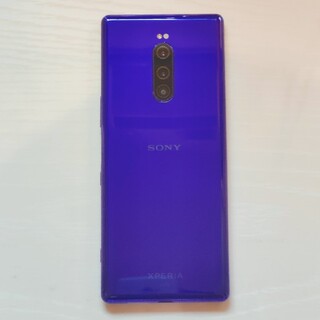 ソニー(SONY)のXperia 1 SOV40 64GB SIMフリー 美品 値下げ(スマートフォン本体)