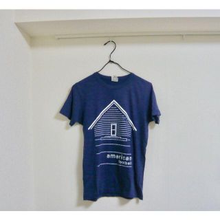 【 Sサイズ 】 American Football Tシャツ Blue ブルー(Tシャツ/カットソー(半袖/袖なし))