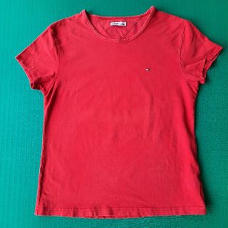 トミーヒルフィガー(TOMMY HILFIGER)のTommy Hilfiger トミーヒルフィガー Tシャツ（赤）レディース(Tシャツ(半袖/袖なし))