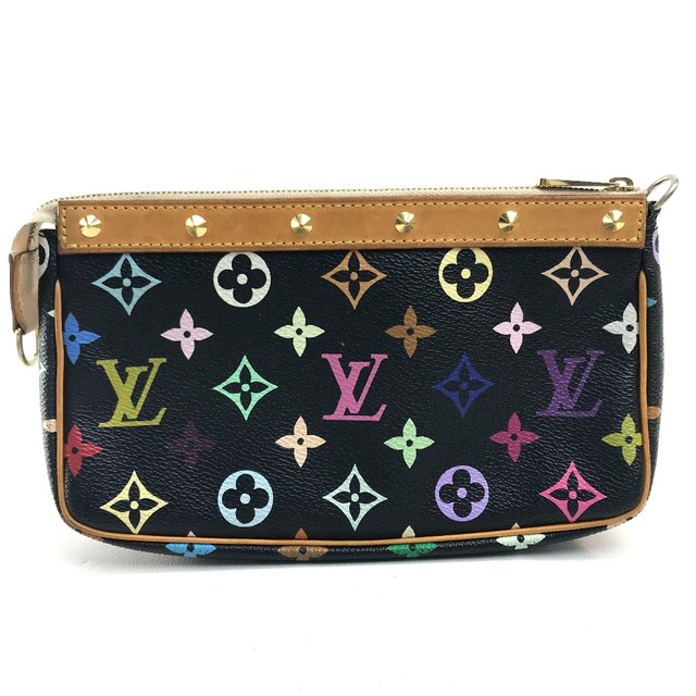 ルイヴィトン LOUIS VUITTON ポシェット・アクセソワール M92648 モノグラムマルチカラー ミニ ショルダーバッグ ポーチ モノグラムキャンバス ノワール ブラック×マルチカラー