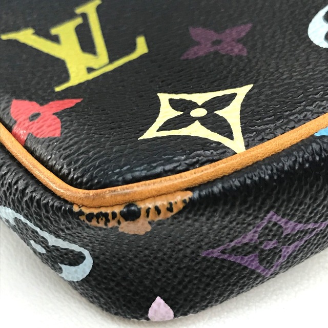 ルイヴィトン LOUIS VUITTON ポシェット・アクセソワール M92648 モノグラムマルチカラー ミニ ショルダーバッグ ポーチ モノグラムキャンバス ノワール ブラック×マルチカラー