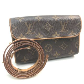 ルイヴィトン(LOUIS VUITTON)のルイヴィトン LOUIS VUITTON ポシェット フロランティーヌ M51855 モノグラム カバン ウエストバッグ ウエストバッグ モノグラムキャンバス ブラウン ブラウン(ボディバッグ/ウエストポーチ)