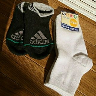 アディダス(adidas)のキッズ 靴下  13～19㎝(靴下/タイツ)