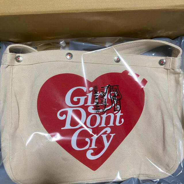 美品HUMAN MADE Girls Don't Cry Satchel Red