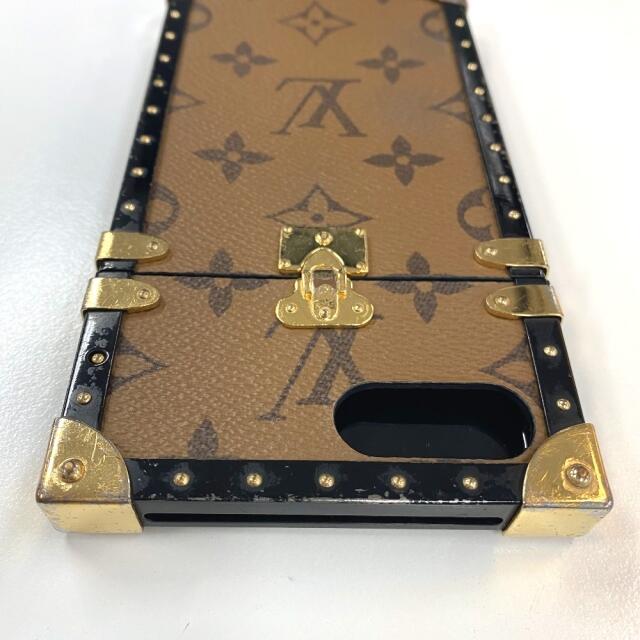 ルイヴィトン LOUIS VUITTON アイ トランク iphone7+ M64487 モノグラムリバース アイフォンケース スマートフォンケース モノグラムリバースキャンバス ブラウン ブラウンiPhoneケース