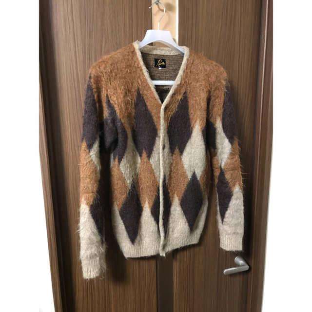 Needles アーガイル モヘアカーディガン 18aw | jarussi.com.br