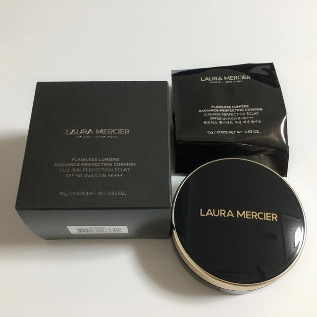 laura mercier(ローラメルシエ)の新品 ローラメルシエ  クッション ファンデーション ケース付き 1N1  コスメ/美容のベースメイク/化粧品(ファンデーション)の商品写真