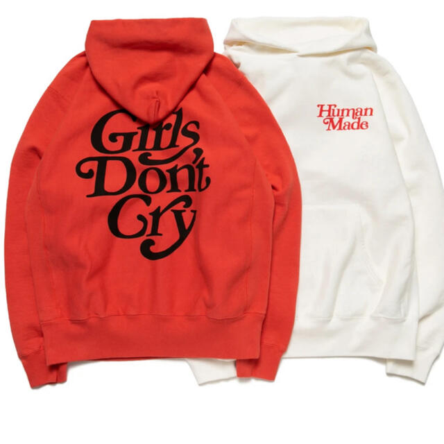 新品未使用 Human made Girls don't cry hoodie