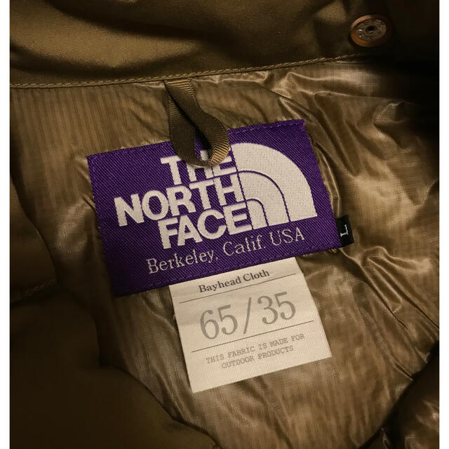 THE NORTH FACE(ザノースフェイス)のノースフェイスパープルレーベル　ダウンベスト メンズのジャケット/アウター(ダウンベスト)の商品写真