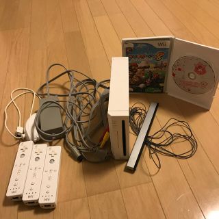 ウィー(Wii)のwii本体&マリオパーティー&wiiスポーツ(家庭用ゲーム機本体)