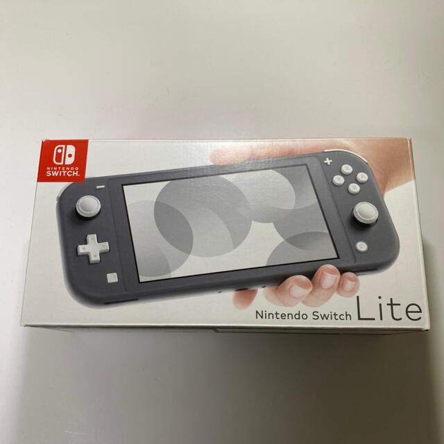 Nintendo Switch(ニンテンドースイッチ)の【新品】Nintendo Switch Lite グレー エンタメ/ホビーのゲームソフト/ゲーム機本体(携帯用ゲーム機本体)の商品写真