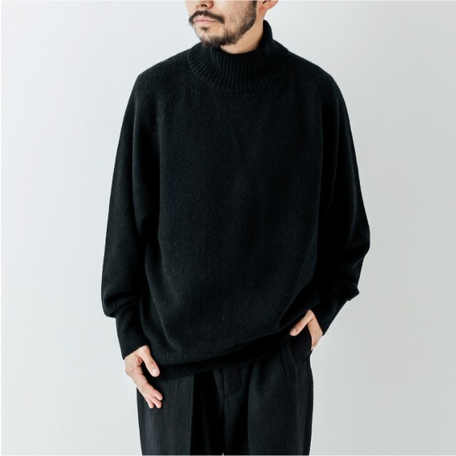 COMOLI(コモリ)の【完売品】PHLANNÈL SOL  Yak Wool Knit  COMOLI メンズのトップス(ニット/セーター)の商品写真