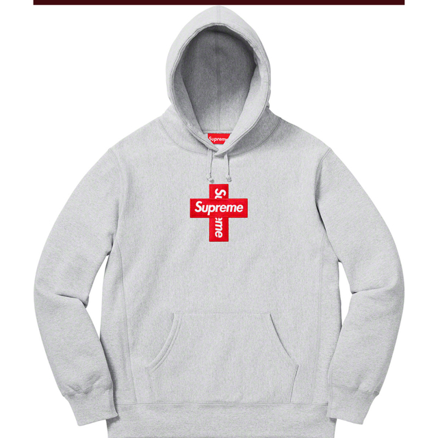 Supreme(シュプリーム)のsupreme Cross Box Logo Hooded Sweatshirt メンズのトップス(パーカー)の商品写真