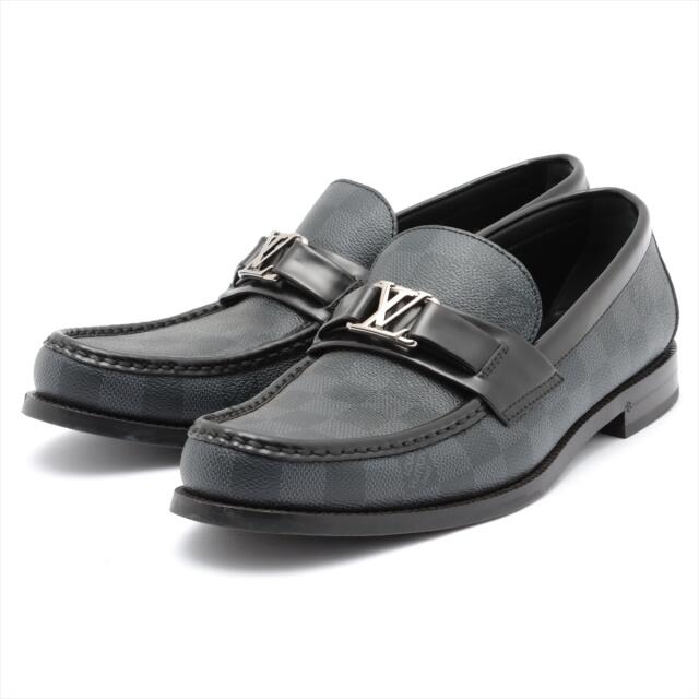 LOUIS VUITTON(ルイヴィトン)のヴィトン メジャーライン レザー 7 ブラック メンズ ローファー メンズの靴/シューズ(その他)の商品写真
