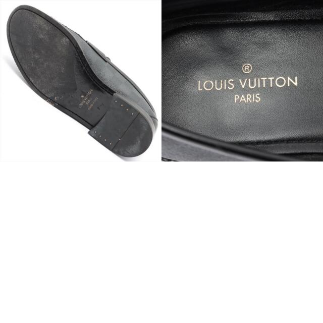 LOUIS VUITTON(ルイヴィトン)のヴィトン メジャーライン レザー 7 ブラック メンズ ローファー メンズの靴/シューズ(その他)の商品写真