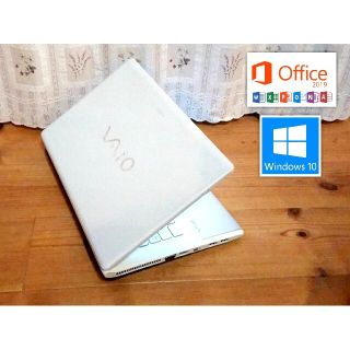 ソニー(SONY)の高速i3＆最新オフィス＆DVD搭載！SONY VAIO VPCCW28FJ！(ノートPC)