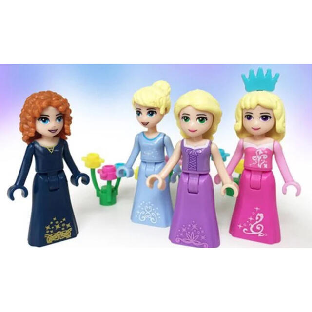 Disney(ディズニー)の8体セット プリンセス ミニフィグ レゴ 互換品 ♡新品♡ キッズ/ベビー/マタニティのおもちゃ(知育玩具)の商品写真