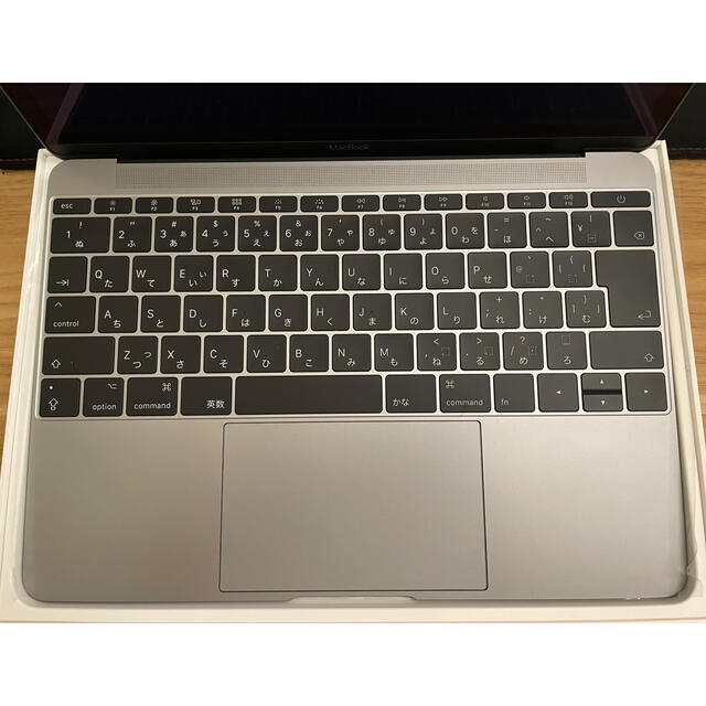 Apple(アップル)のMacbook 12-inch 2017 スペースグレー スマホ/家電/カメラのPC/タブレット(ノートPC)の商品写真