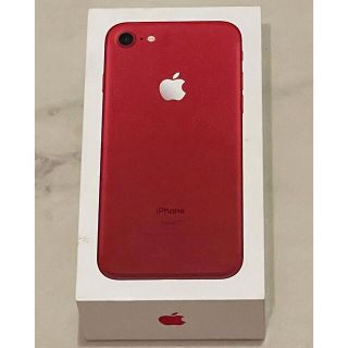 アップル(Apple)のiPhone 7 / 128GB /Red ※箱のみ※(その他)