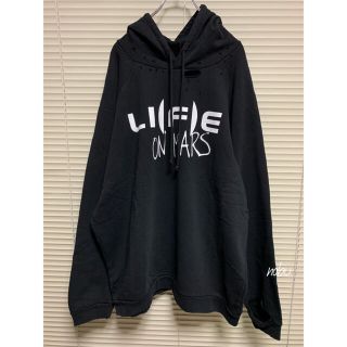 ラフシモンズ(RAF SIMONS)の新品【 Raf Simons 】オーバーサイズ プリント フーディ S(パーカー)