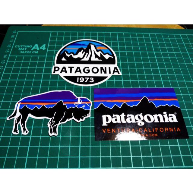 patagonia(パタゴニア)の(市販品)パタゴニアステッカー 3枚セット インテリア/住まい/日用品のインテリア小物(その他)の商品写真