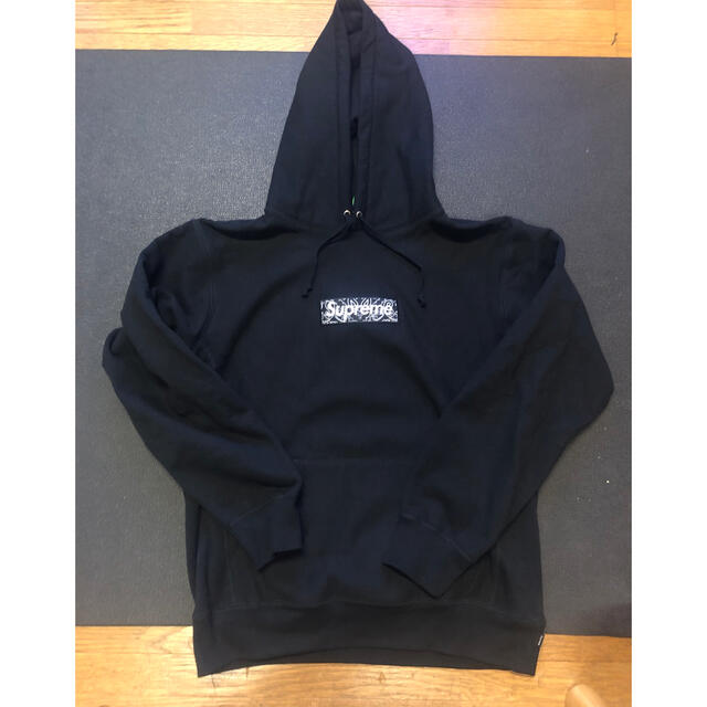 supreme Bandana BoxLogo Hooded XL BLACK