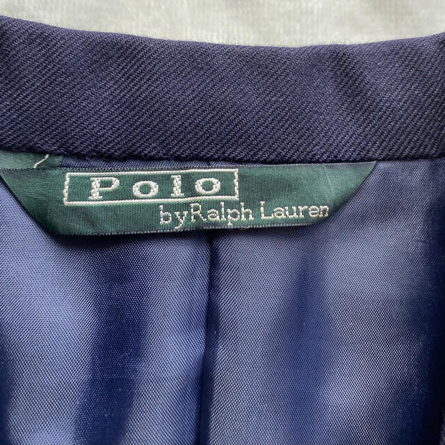 POLO RALPH LAUREN(ポロラルフローレン)のポロバイラルフローレン  濃紺ブレザー　150 発表会　卒業式 キッズ/ベビー/マタニティのキッズ服男の子用(90cm~)(ドレス/フォーマル)の商品写真