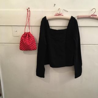 ロンハーマン(Ron Herman)のRonHerman square neck tops.(カットソー(長袖/七分))