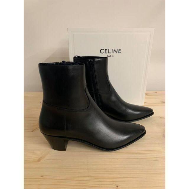 celine(セリーヌ)のtomack様専用 新品celine19ジャクノブーツ/シャイニーカーフ41 3 メンズの靴/シューズ(ブーツ)の商品写真