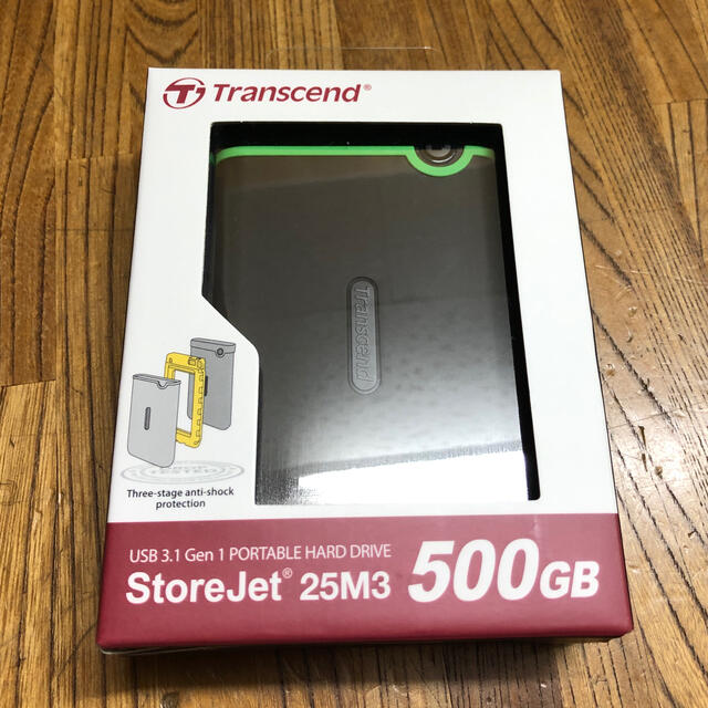 Transcend ポータブルHDD 500GB