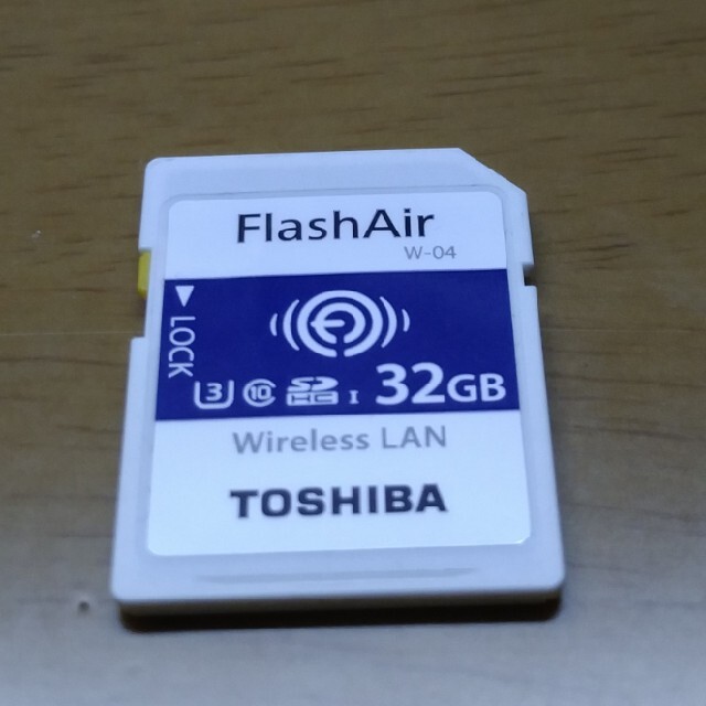 TOSHIBA flash air 第4世代 32GB W-04