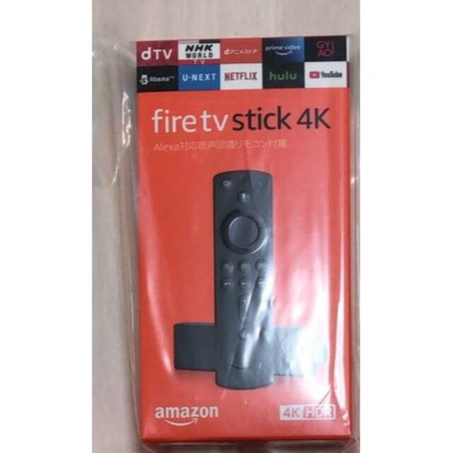 新品未開封　fire tv stick 4k 　Alexa対応音声認識リモコン付