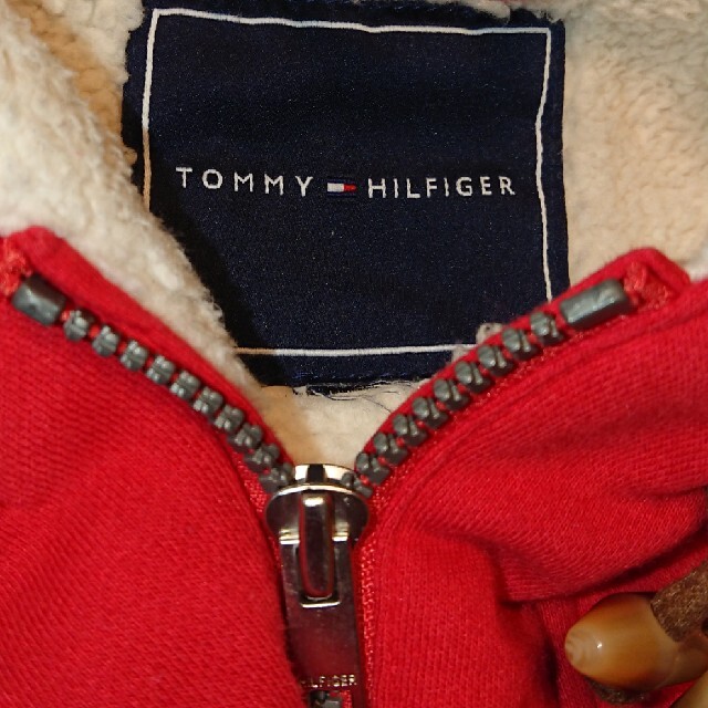 TOMMY HILFIGER(トミーヒルフィガー)のキッズ TOMMY HILFIGERトミーヒルフィガー ダッフルコート 80 キッズ/ベビー/マタニティのベビー服(~85cm)(ジャケット/コート)の商品写真