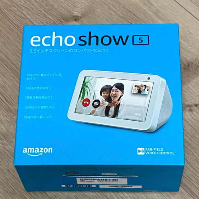 まもなく値下げ終了　新品未使用　Amazon echo show 5 白