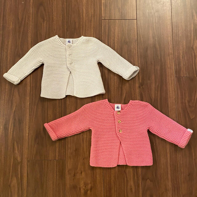 PETIT BATEAU(プチバトー)のAlo様専用欄 キッズ/ベビー/マタニティのベビー服(~85cm)(カーディガン/ボレロ)の商品写真