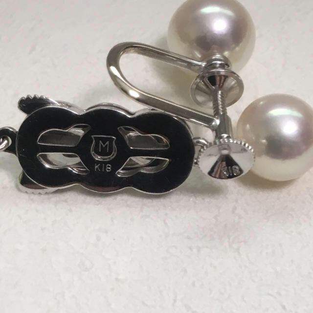 MIKIMOTO - 【ご専用 超美品】ミキモトパールネックレスk18wg MIKIMOTO - 【ご専用 超美品】ミキモトパールネックレスk18wg