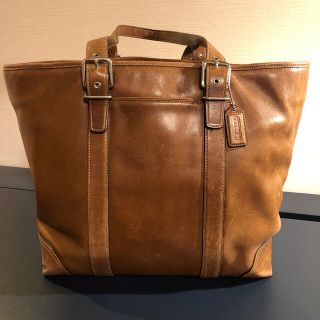 低価豊富な COACH - coach 本革トートバッグの通販 by eM's shop