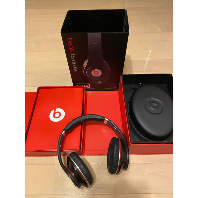 Beats by Dr Dre(ビーツバイドクタードレ)の***値下げしました***Beats Studio Headphones  スマホ/家電/カメラのオーディオ機器(ヘッドフォン/イヤフォン)の商品写真